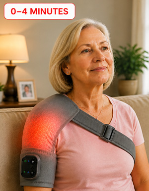 Vital Shoulder Massager 0 to 4 minute opening phase