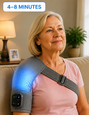 Vital Shoulder Massager 4 to 8 minute compression phase